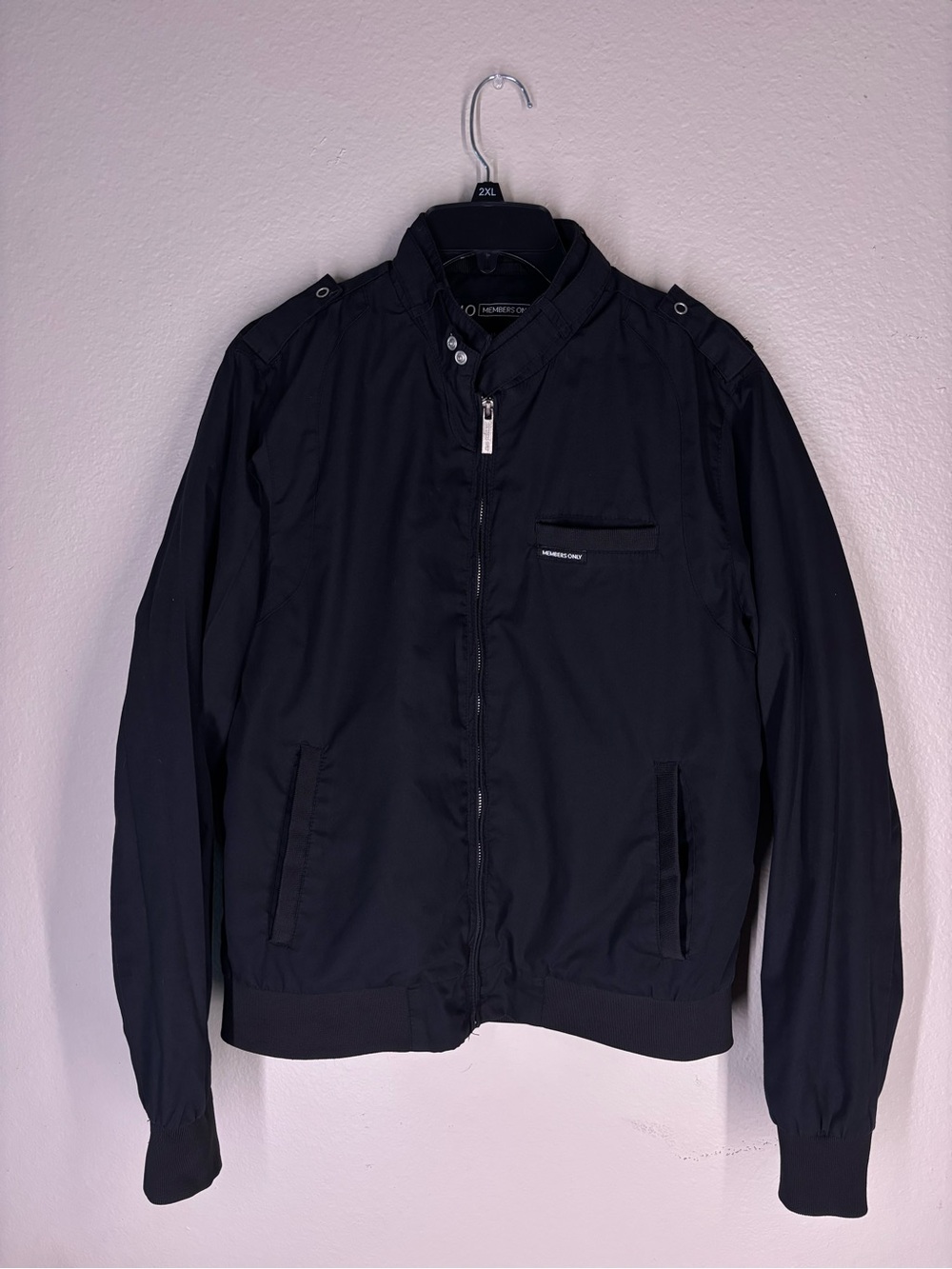 Members Black Lightweight Bomber Jacket